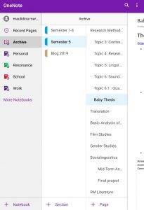 how to use onenote