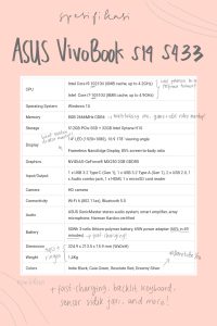 spesifikasi asus vivobook s14 s433