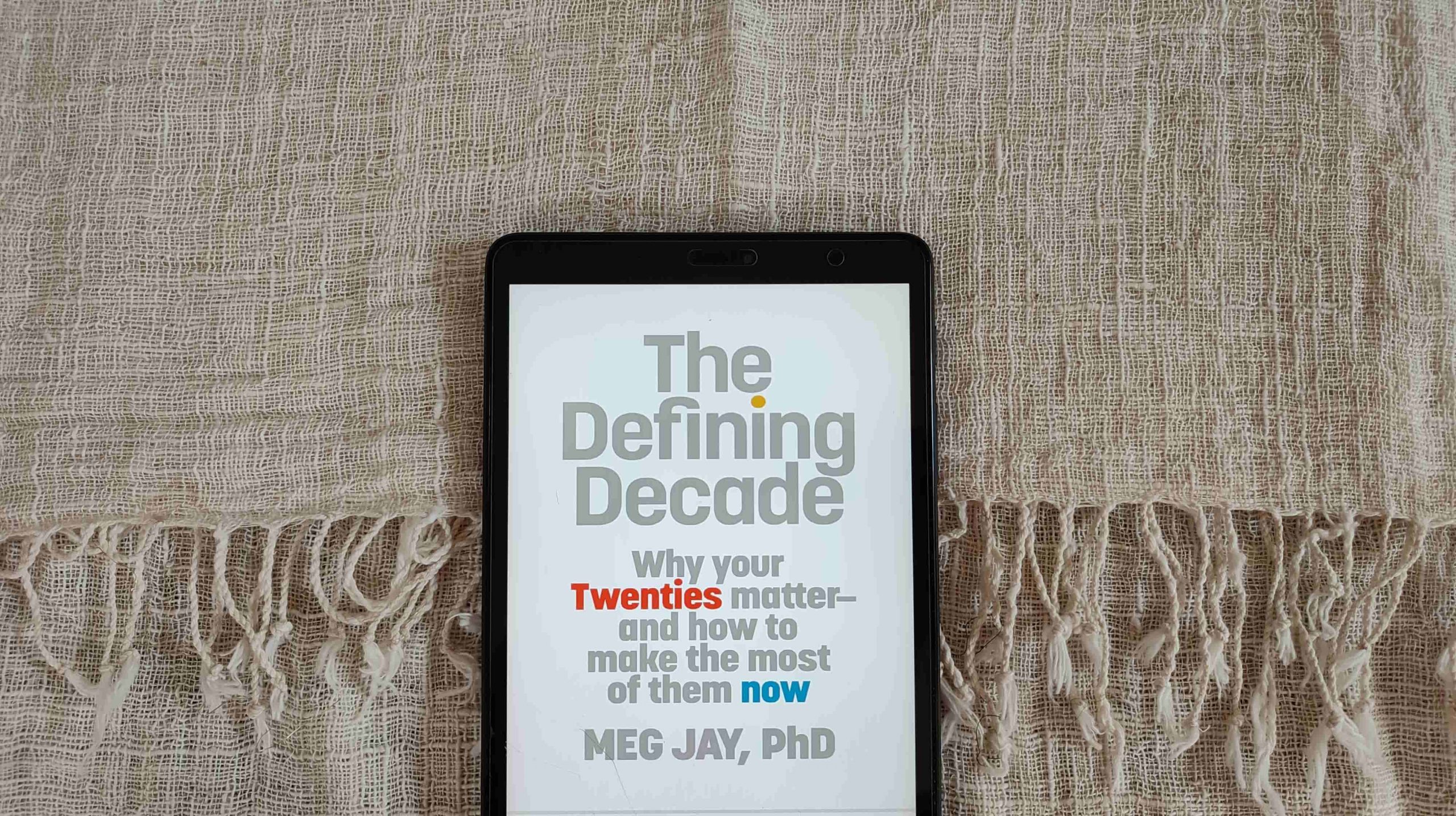 buku the defining decade oleh meg jay